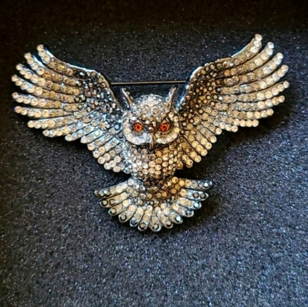 Butler and Wilson Owl Pin